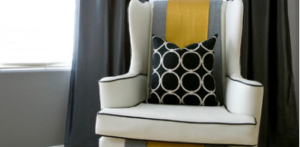 Make a vibrant back cushion